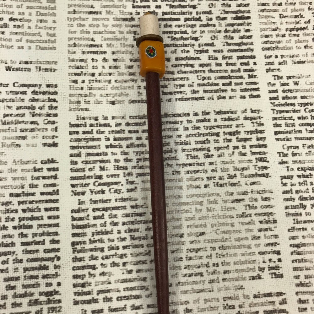 Hairstick Hair Stick Yellow Green Red Cream